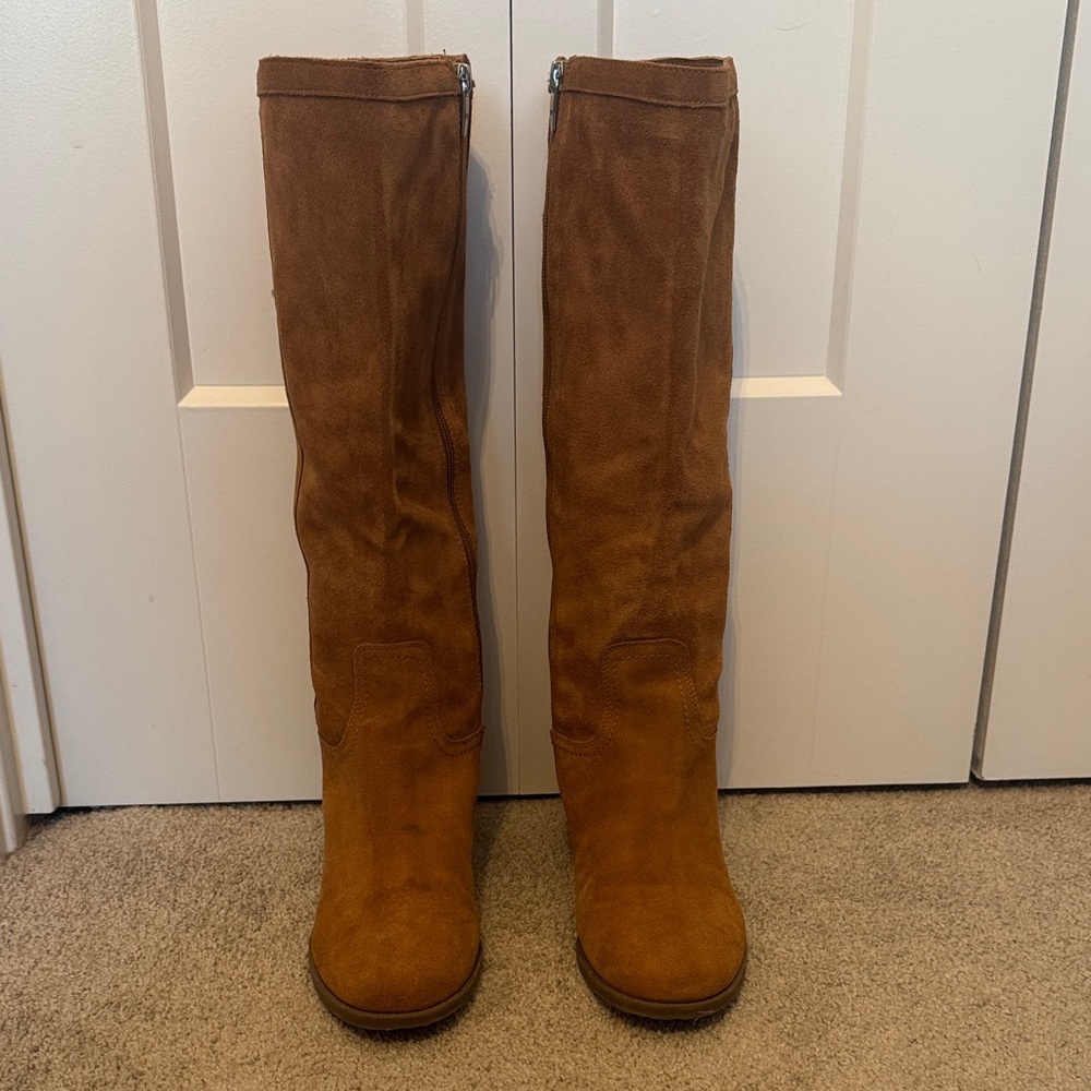 Marc Fisher Tan knee high Boots